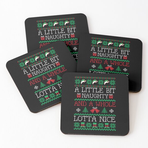 Item preview, Naughty, Nice, and Everything Ugly Christmas designed and sold by CleanDecor.