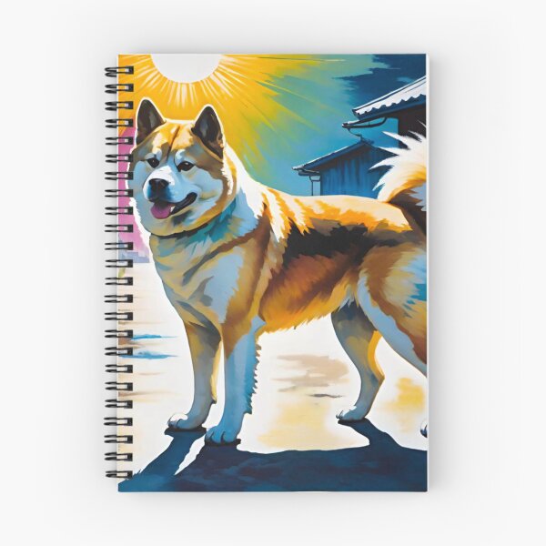 Item preview, Majestic Japanese Akita Standing Proudly designed and sold by GrizzlyCollective.