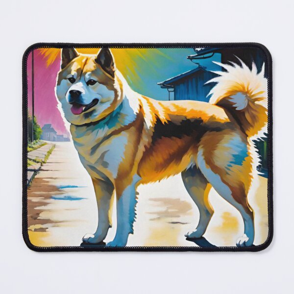 Item preview, Majestic Japanese Akita Standing Proudly designed and sold by GrizzlyCollective.