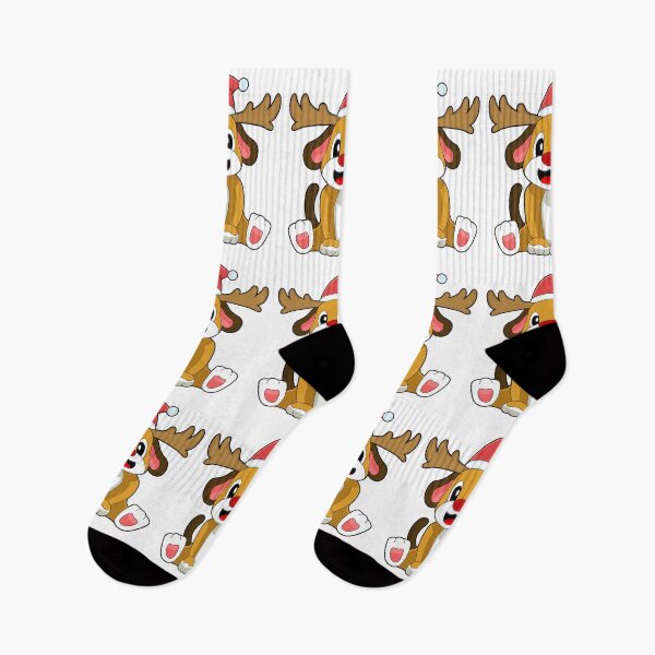Artikelvorschau, Hund Weihnachten Rentier entworfen und verkauft von Snabdesign84.