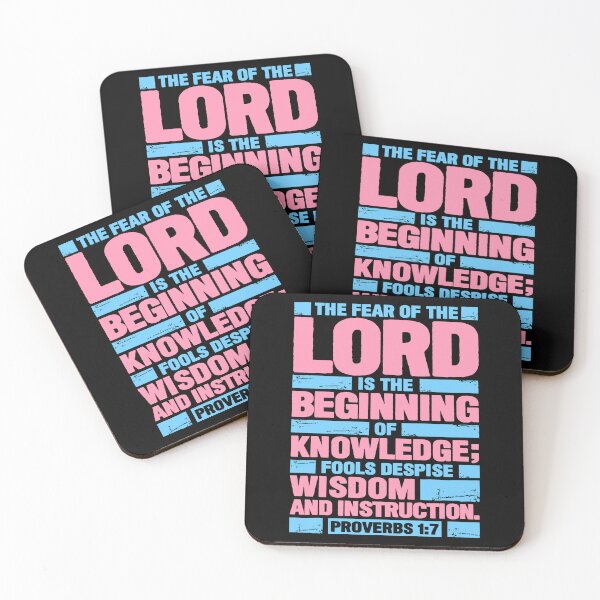 Item preview, Proverbs 1:7 The Fear of the LORD is the Beginning of Knowledge designed and sold by plushism.