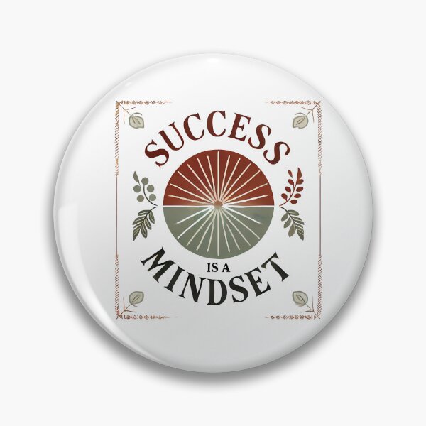 Item preview, Motivational Quote, Success is a Mindset designed and sold by Logiamerch.