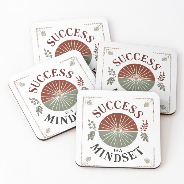 Item preview, Motivational Quote, Success is a Mindset designed and sold by Logiamerch.