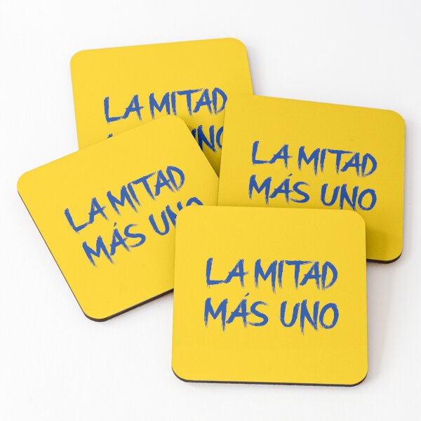 Item preview, La Mitad Más Uno blue designed and sold by VRedBaller.