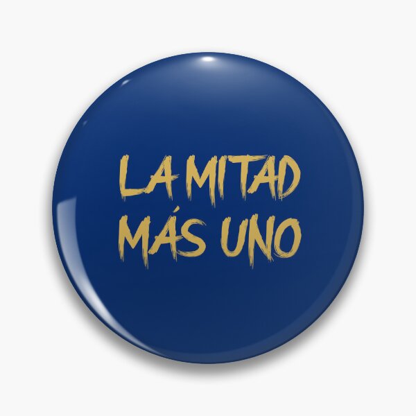 Item preview, La Mitad Más Uno gold designed and sold by VRedBaller.