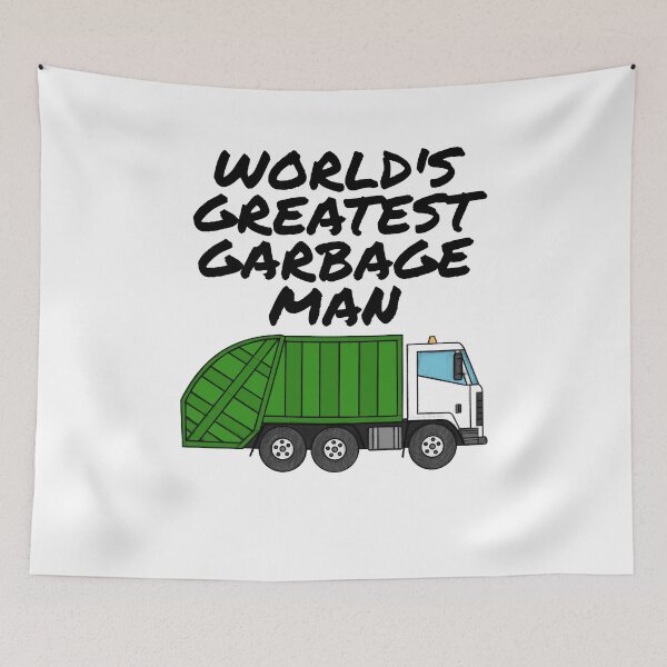 Item preview, World's Greatest Garbage Man, Garbage Truck designed and sold by doodlerob.