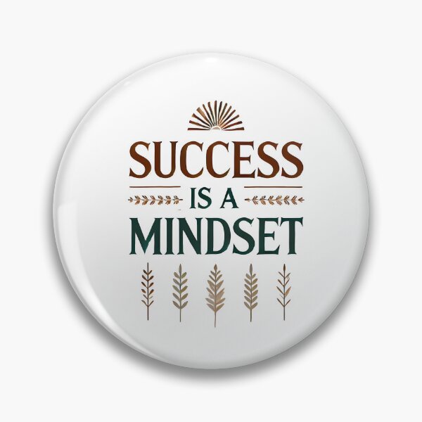 Item preview, Motivational Quote, Success is a Mindset designed and sold by Logiamerch.