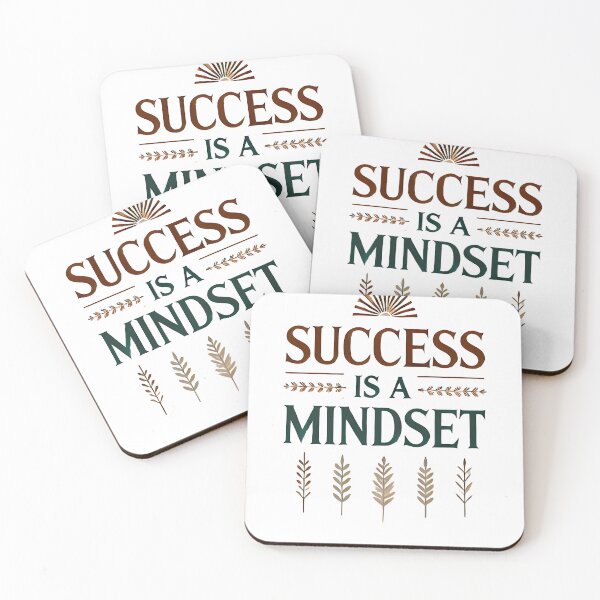 Item preview, Motivational Quote, Success is a Mindset designed and sold by Logiamerch.