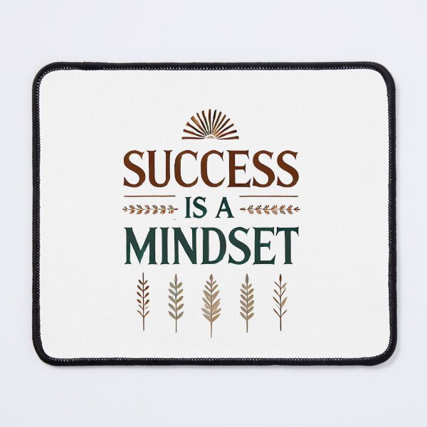 Item preview, Motivational Quote, Success is a Mindset designed and sold by Logiamerch.