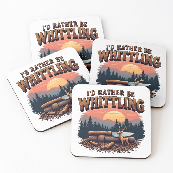 Item preview, I'd Rather Be Whittling Carving Funny Woodworker designed and sold by WildPalette-Art.