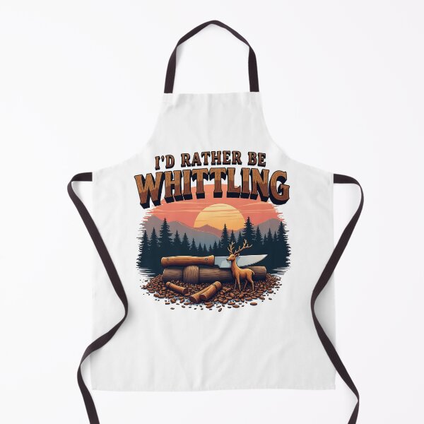Item preview, I'd Rather Be Whittling Carving Funny Woodworker designed and sold by WildPalette-Art.