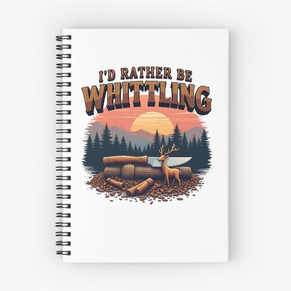 Item preview, I'd Rather Be Whittling Carving Funny Woodworker designed and sold by WildPalette-Art.