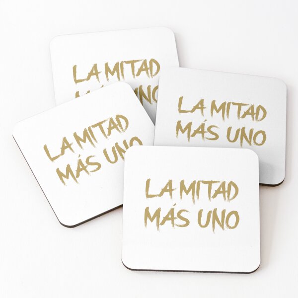 Item preview, La Mitad Más Uno gold b designed and sold by VRedBaller.