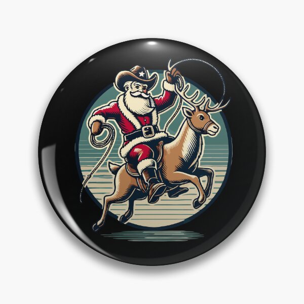 Item preview, Western Cowboy Santa Christmas Adventure designed and sold by LuminOrb.