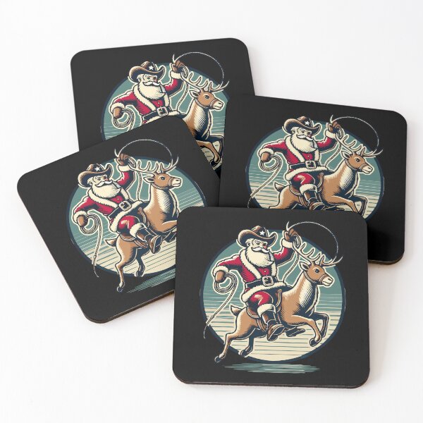 Item preview, Western Cowboy Santa Christmas Adventure designed and sold by LuminOrb.