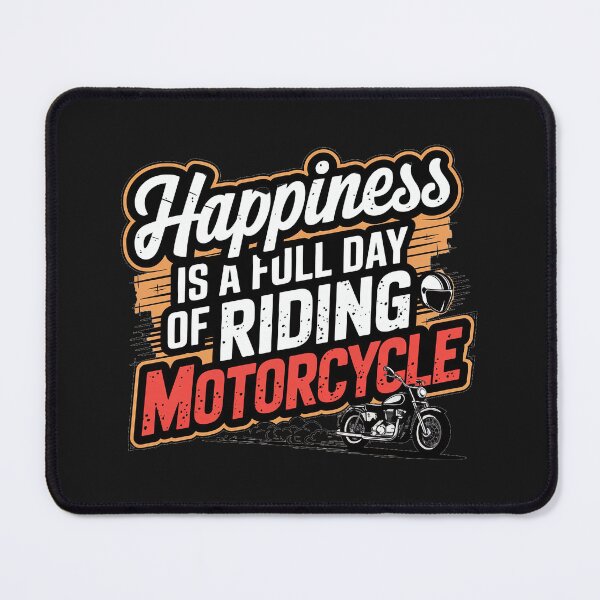 Item preview, Happiness is a Full Day of Riding Motorcycle designed and sold by 0utriders.