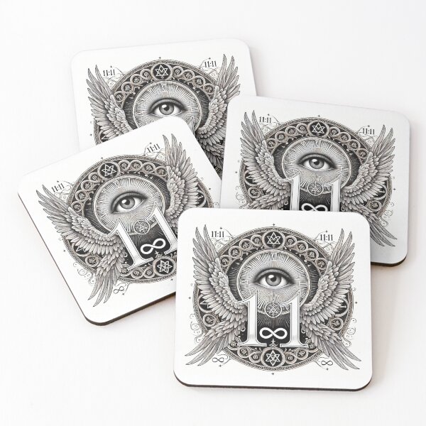 Item preview, The number 11 and the mirror hour 11:11 designed and sold by Audrey Janvier | AJD.