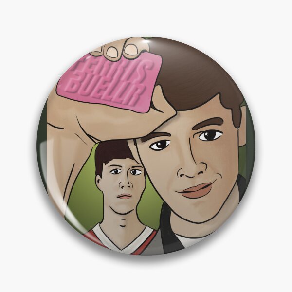 Item preview, Ferris Bueller Meets Fight Club - Cartoon Fan Theory Mashup with Ferris & Cameron designed and sold by PricklyBearArt.
