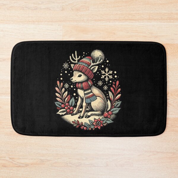 Item preview, Vintage Weihnachten Rentier Design Mit Schnee Und designed and sold by LuminOrb.