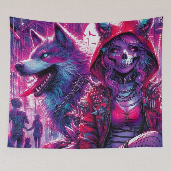 Item preview, Lobo en rojo designed and sold by RaF71PrO.