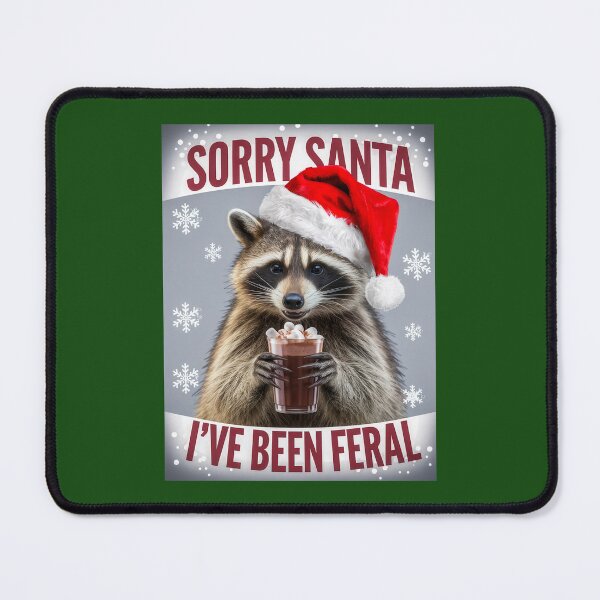 Item preview, Sorry Santa. I've Been Feral. designed and sold by Angry Swan Designs.