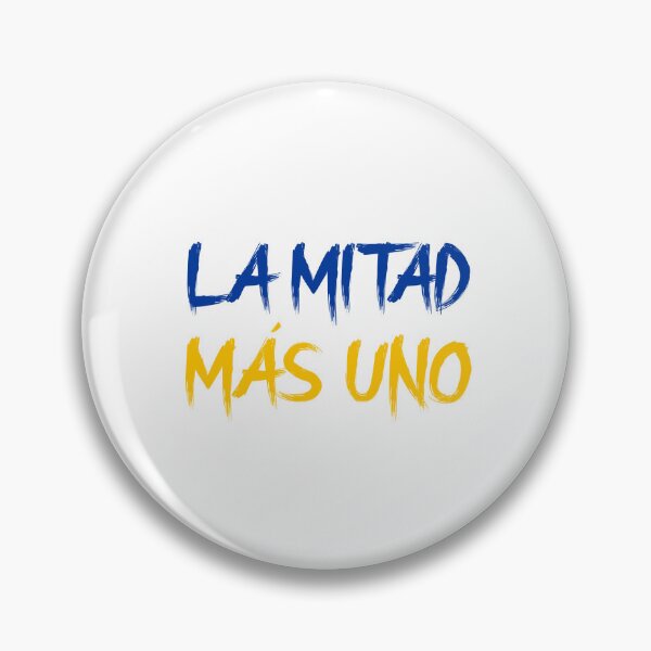 Item preview, La Mitad Más Uno blue yellow designed and sold by VRedBaller.