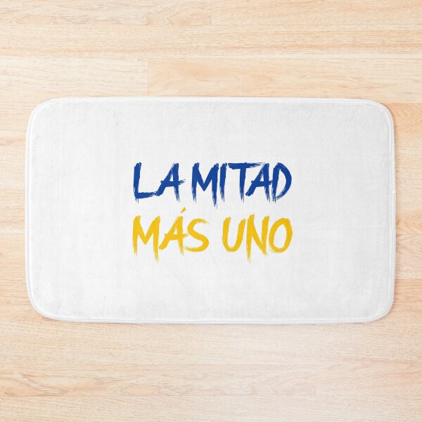 Item preview, La Mitad Más Uno blue yellow designed and sold by VRedBaller.