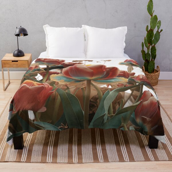Item preview, A breathtaking cinematographic photographer of tulips in bloom designed and sold by estampavibe.