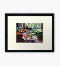 A Country Harvest. Framed Print
