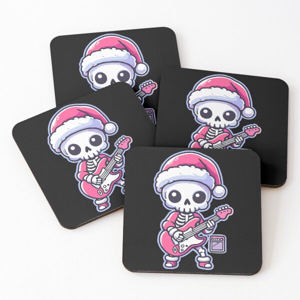 Item preview, Christmas Rocking Skeleton Motif designed and sold by LuminOrb.