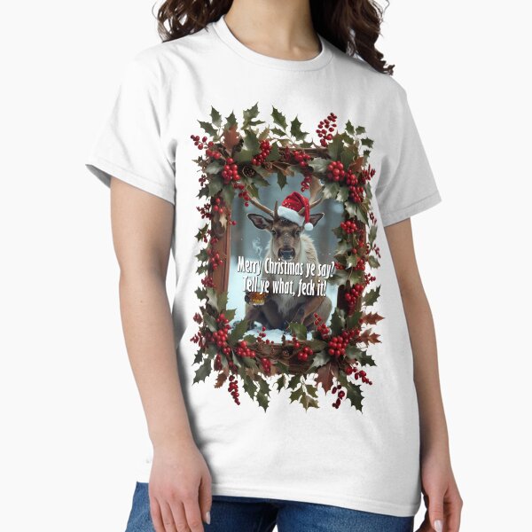 Artikel-Vorschau von Fröhliche Weihnachten, sagt ihr? Sagt was, scheiß drauf!, designt und verkauft von TradShack.