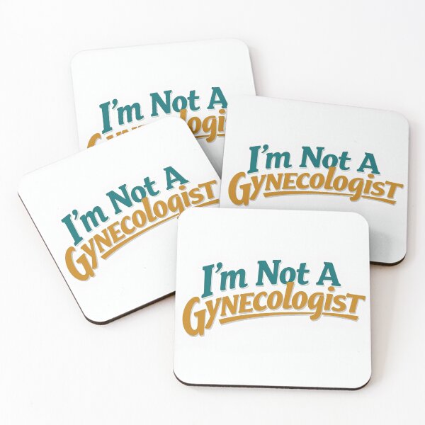 Item preview, Retro Vibes:  I'm Not a Gynecologist  Vintage Typography  designed and sold by Farid1Shop.