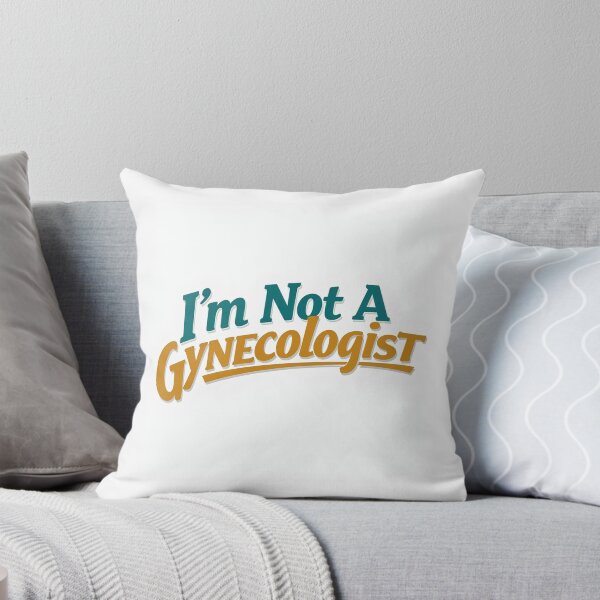 Item preview, Retro Vibes:  I'm Not a Gynecologist  Vintage Typography  designed and sold by Farid1Shop.