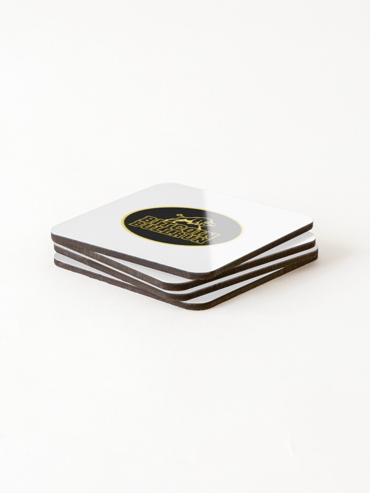 Thumbnail 4 of 5, Coasters (Set of 4), Bitcoin BullRun: Ride the Crypto Wave designed and sold by RvinJo8.