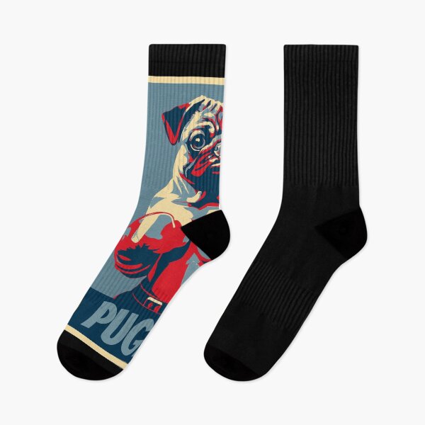 Item preview, Pugilist Funny Boxing Pug HOPE designed and sold by TrueArtsStore.