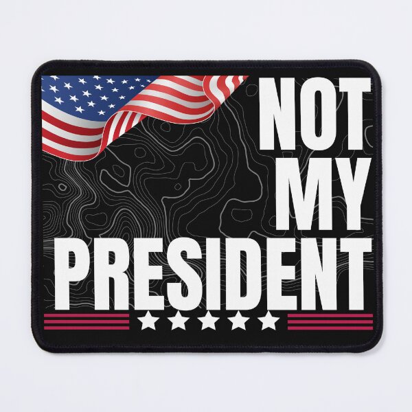 Item preview, Not My President – Bold Political Statement hoodie designed and sold by mohamed357.