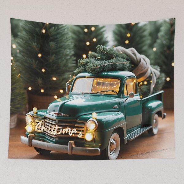 Item preview, Christmas pickup truck designed and sold by EDigitalStore.