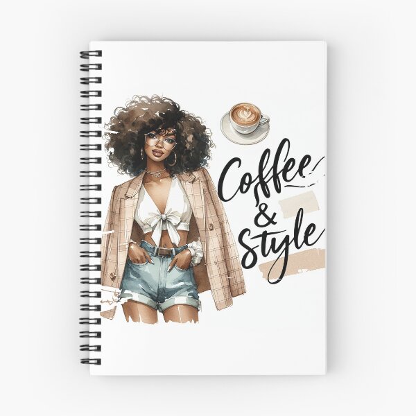 Item preview, Cute Watercolor Stylish Coffee Lover  designed and sold by Belhbib Art ⭐⭐⭐⭐⭐.