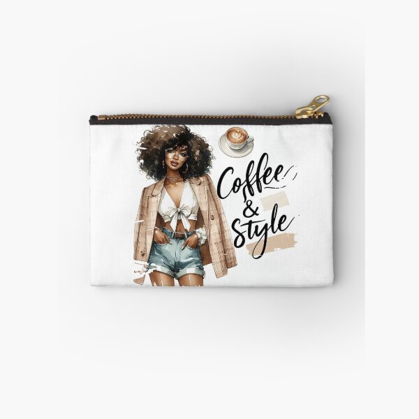 Item preview, Cute Watercolor Stylish Coffee Lover  designed and sold by Belhbib Art ⭐⭐⭐⭐⭐.