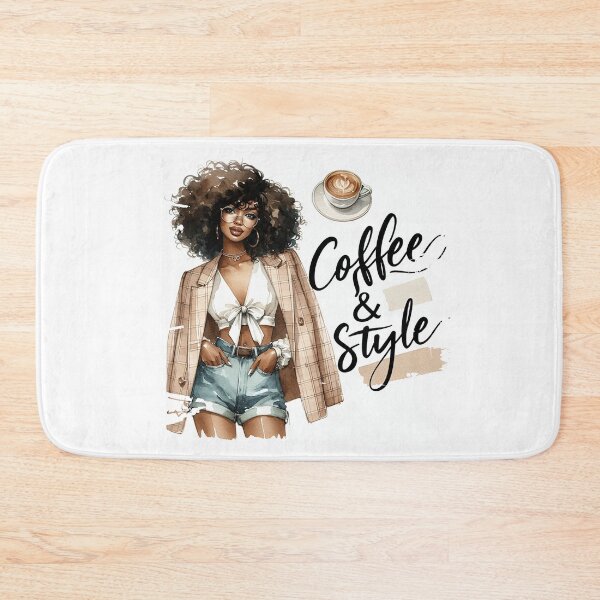 Item preview, Cute Watercolor Stylish Coffee Lover  designed and sold by Belhbib Art ⭐⭐⭐⭐⭐.