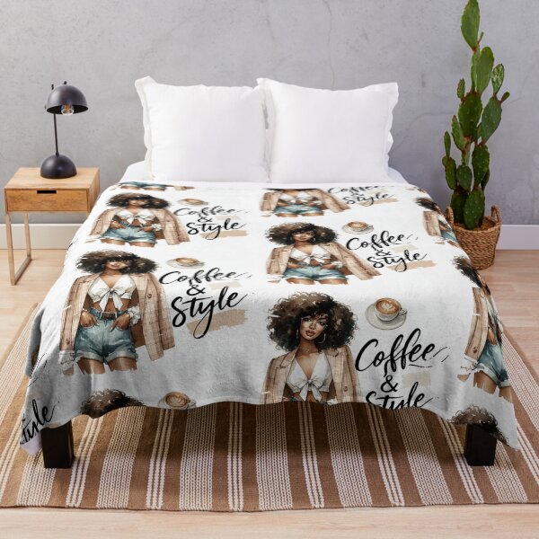 Item preview, Cute Watercolor Stylish Coffee Lover  designed and sold by Belhbib Art ⭐⭐⭐⭐⭐.