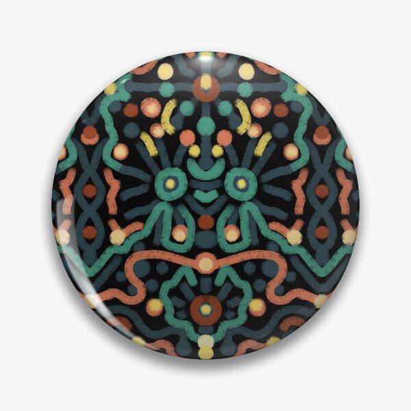 Item preview, Colorful folklore pattern, Slavic sorceress pattern, folklore patterns designed and sold by Dormitria.