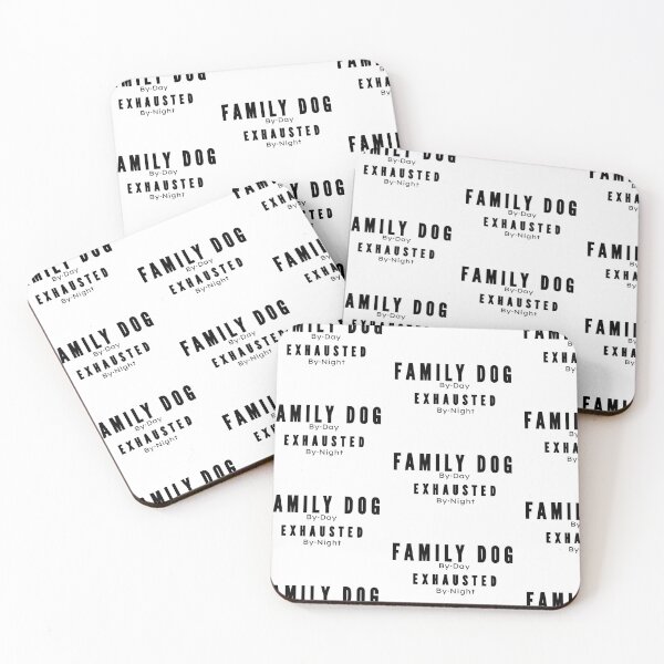 Item preview, Family Dog by Day Exhausted by Night designed and sold by MargLandmeter.