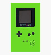 green game boy Photographic Print