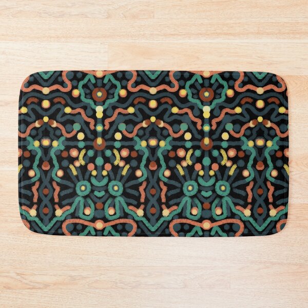 Item preview, Colorful folklore pattern, Slavic sorceress pattern, folklore patterns designed and sold by Dormitria.