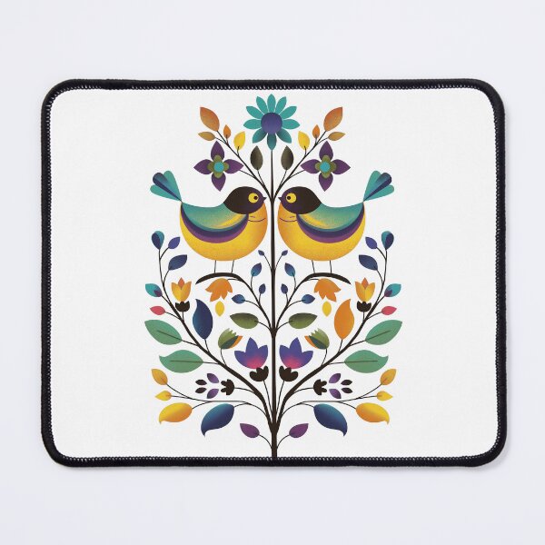 Item preview, Scandinavian Cottagecore Design of two love birds designed and sold by xiao xuans.