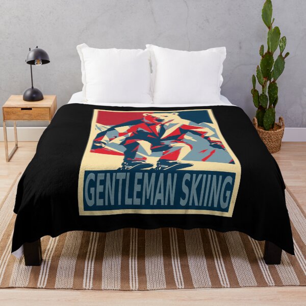 Item preview, Gentleman Skiing Funny Polar Bear Skiing designed and sold by TrueArtsStore.