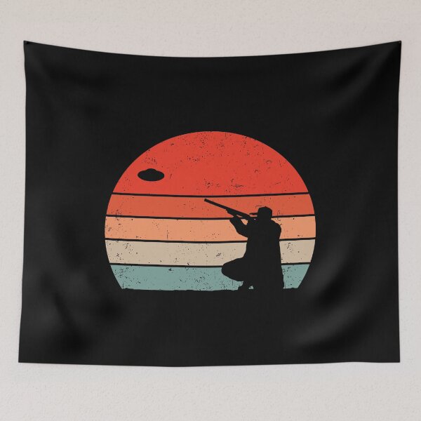 Item preview, Clay Skeet Shooting - Trap Shooting Retro Vintage designed and sold by crenaviolena.