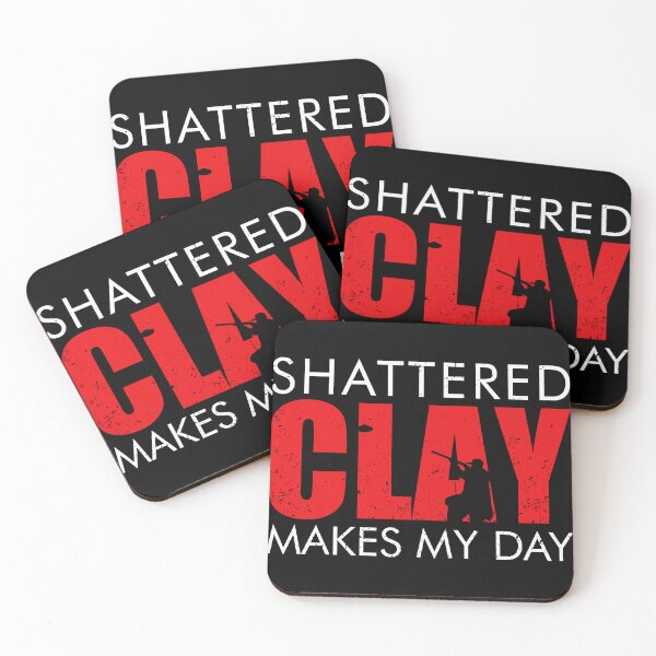 Item preview, Shattered Clay Makes My Day - Trap Skeet Shooting Clay Pigeon designed and sold by crenaviolena.