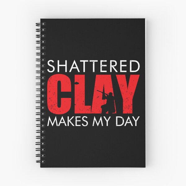 Item preview, Shattered Clay Makes My Day - Trap Skeet Shooting Clay Pigeon designed and sold by crenaviolena.